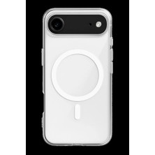 Apple iPhone 17 Air Kılıf Magneticsafe Şeffaf Silikon - Şeffaf