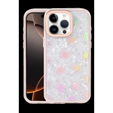 Dorasan Apple iPhone 16 Pro Lumi Desenli Kapak - Pembe
