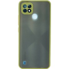 Realme C21 Kılıf Montreal Silikon Kapak - Açık Yeşil