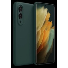 Cotton Soft Samsung Galaxy S25 Edge First Silikon - Koyu Yeşil