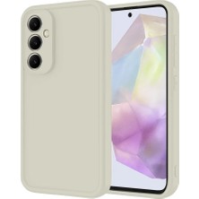 Trend Kapında Samsung Galaxy A56 Kılıf Viera Silikon - Krem