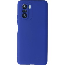Cotton Soft Xiaomi Poco F3 Kılıf First Silikon - Lacivert
