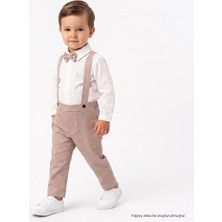 Bebetto Erkek Bebek Mevlüt Kıyafeti Düğmeli Gömlek Yaka Long Sleeve Reçme