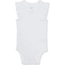Tiffany Kız Bebek Body Çıtçıtlı Bisiklet Yaka Atlet