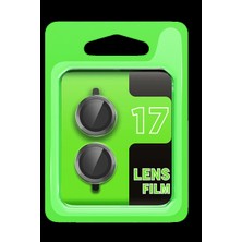 Dorasan Apple iPhone 17 Raze Metal Kamera Lens - Gri