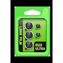 Dorasan Samsung Galaxy S23 Ultra Raze Metal Kamera Lens - Yeşil