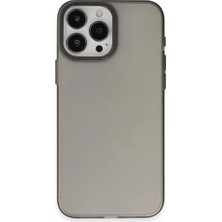 Apple iPhone 15 Pro Max Kılıf Modos Metal Kapak - Siyah