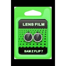 Dorasan Samsung Galaxy Z Flip 7 Raze Metal Kamera Lens - Gümüş