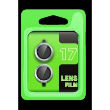Dorasan Apple iPhone 17 Raze Metal Kamera Lens - Açık Mavi