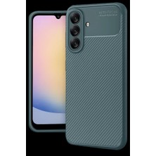 Samsung Galaxy A17 5g Auto Focus Karbon Kapak - Koyu Yeşil