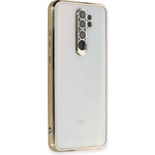 Cotton Soft Xiaomi Redmi Note 8 Pro Kılıf Razer Lensli Silikon - Gold