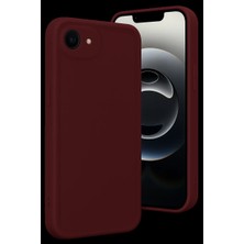 Apple iPhone 16E Kılıf Viera Silikon - Bordo