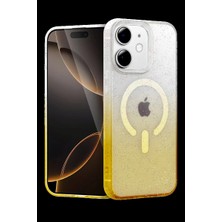 Apple iPhone 11 Pummel Shiny Magsafe Kapak - Gold