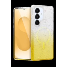 Samsung Galaxy S25 Plus Pummel Shiny Magsafe Kapak - Gold