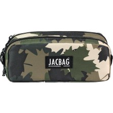 Jacbag Dual Pouch-Iki Bölmeli Kalemkutu (Haki Camoflora)