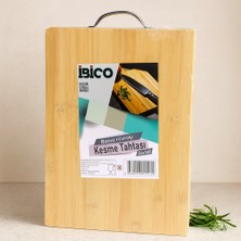 Miss Mojo Metal Kulplu Bambu Kesme Tahtası 26X36X1.7 cm