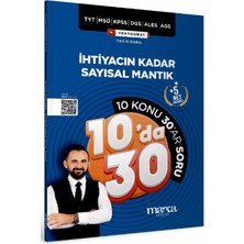 Marka Yayınları Tyt Msü Kpss Dgs Ales Ags Yektugmat Ihtiyacın Kadar Sayısal Mantık 10 Konu 30'ar Soru Bankası Çözümlü