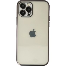 Apple iPhone 12 Pro Max Kılıf Razer Lensli Silikon - Siyah