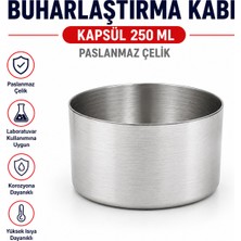 Labolist Buharlaştırma Kabı - Kapsül 250 ml Paslanmaz Çelik