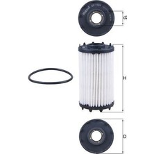 Mahle Dpmix-Hb Yağ Filtresi Oil Filter Element