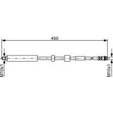 Bosch Dpmix-Hb Ön Fren Hortumu Peugeot Partner 08- Citroen Berlingo 08- C4 Picasso 06-13