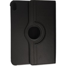 Trend Kapında Apple iPad 2022 10.9 (10.nesil) Kılıf 360 Tablet Deri Kılıf - Siyah