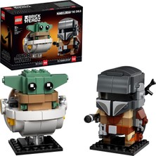 LEGO® BrickHeadz Star Wars Mandalorian ve Çocuk 295 Parça Yaratıcı Oyuncak Seti 10 Yaş ve Üzeri Hediyelik 75317