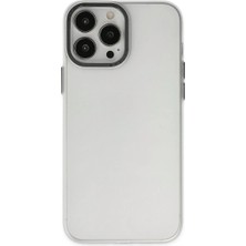 Miss Mojo Apple iPhone 13 Pro Max Kılıf Modos Metal Kapak - Şeffaf