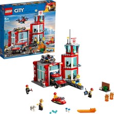 LEGO® City 60215 İtfaiye Merkezi Yapım Seti 509 Parça - Çocuk Oyuncak
