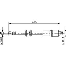 Bosch Dpmix-Hb Fren Hortumu On Mercedes Vito W638