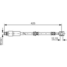 Bosch Dpmix-Hb Ön Fren Hortumu Opel Vectra C-Signum 02-08