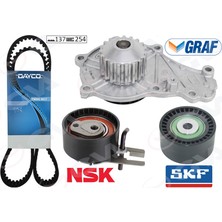 GVA Dpmix-Hb Devirdaimli Triger Seti 137X254 P206-P207-P307-P308-P407-P3008-EXPERT-PARTNER-BERLINGO-JUMPY-C2-C3 -C4-C5-Xsara-Focus Ii-Fiesta V-Vi Volvo S40-C30-V50-FIAT Scudo Euro4 1.6 Hdi-Tdci
