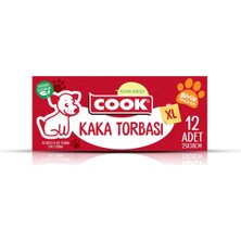 Cook Kaka Torbası Yedeği Xl Turuncu 12'li Kutu-240 Adet Torba