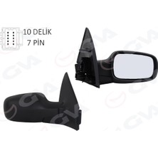 GVA Dpmix-Hb Diş Dikiz Aynasi Sağ Megane 02 Elektrikli Isitmali Sensörlü Konveks 5 Fiş VM-138EHSR