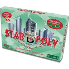 Star Poly Emlak Ticaret Oyunu Monopoly 5-13 Yaş Arası Eğlenceli Aile Oyunu Strateji ve Parti Oyunu
