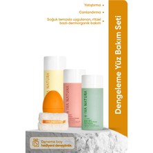 Iva Natura Face Shot- Frozen Face Essence 5'li Set (Green+Red+Orange+Bileklik Havlu+Buz Kalıbı)