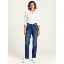 Vigoss Jeans 22985-73609 KADIN STRAIGHT FİT HIGH RISE DENİM PANTOLON 22985-73609