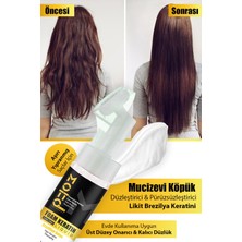 Motto Plus Professional Aşırı Yıpranmış Saçlar İçin Düzleştirici Brezilya Fönü Likit Köpük Keratini 175 ML