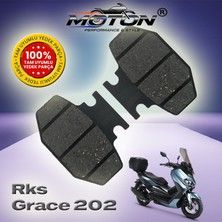 Moton Rks Grace 202 %100 Uyumlu, Yüksek Kaliteli Ön Disk Fren Balatası