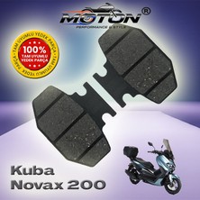 Moton Kuba Novax 200 %100 Uyumlu, Yüksek Kaliteli Ön Disk Fren Balatası