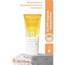 Iva Natura Organik Mineral Filtreli SPF 50 Güneş Kremi Çinko Oksit İçerikli – Hassas Ciltler İçin – 75 ml