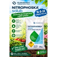 Eurochem Nitrophoska 16-8-24 + ME 25 Kg – Damlama Gübresi – Meyve Büyütücü & Verim Artırıcı (İthal, İsviçre)