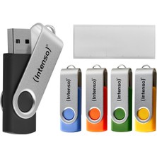 Intenso 5x 64 GB Office Line USB Stick - Süper Hızlı USB 3.2 Memory Stick