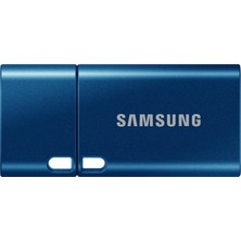 Samsung USB Bellek, USB - C, 512 Gb, 400 Mb/s Okuma, 110 Mb/s Yazma, Dizüstü Bilgisayarlar, Tabletler ve Akıllı Telefonlar Için USB 3.2 Gen1 Flash Sürücü, Mavi, Muf -512DA/APC