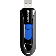 Transcend 512 GB Jetflash 790 USB 3.0 USB Bellek, Siyah