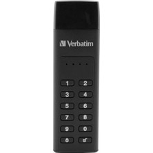 Verbatim Verbatım Tuş Takımı Güvenli USB Çubuğu I USB Type-C I 64GB I Şifre Korumalı ve Şifrelemeli Bellek Çubuğu I Dahil. Usb-C Uzatma Kablosu I Dizüstü Bilgisayar, Dizüstü Bilgisayar ve Co Için USB Type-C I
