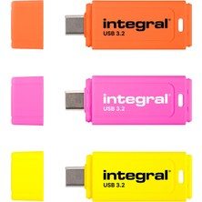 İntegral Integral Entegre 64GB Siyah USB 2.0 Bellek Flash Sürücüsü