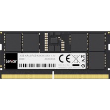 Lexar Sodımm 8 GB Ddr5 Ram 5600 Mhz, 262-PIN Ddr5 Sodımm Dizüstü Bilgisayar Ram, Dizüstü Bilgisayar Belleği Için Yüksek Performanslı So-Dımm Bellek/hepsi Bir Arada Intel Nuc Mini Pc, 1.1 V, CL46-45-45