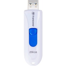 Transcend 256 GB Jetflash 790 USB 3.0 USB Bellek, Beyaz