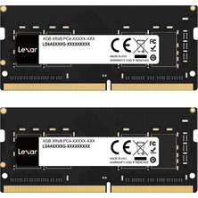 Lexar Sodımm Ddr4 Ram 16GB Kiti (2X8GB), 3200 Mhz, 260-PIN